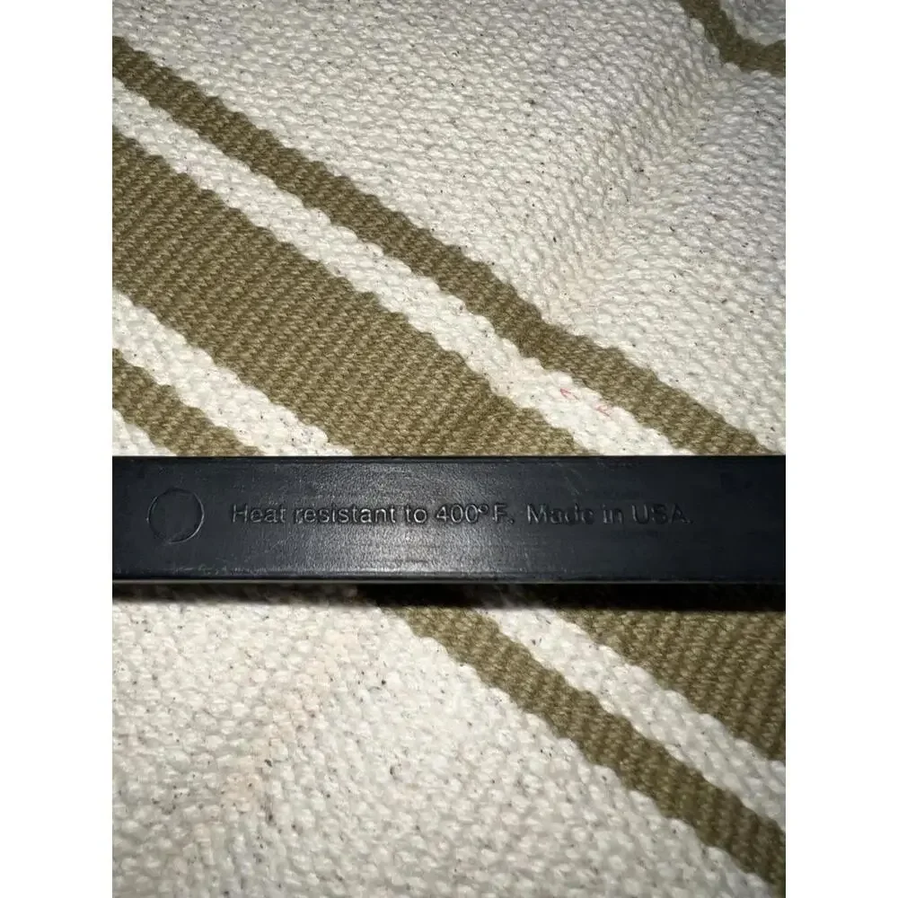 Calphalon Slotted Serving Spoon 8 Slots Nylon‎ Silicone Black 14